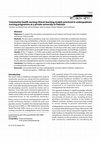 Research paper thumbnail of Community health nursing clinical teaching models practiced in undergraduate nursing programme at a private university in Pakistan