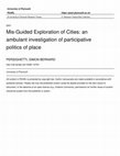 Research paper thumbnail of Mis-Guided Exploration of Cities: an ambulant investigation of participative politics of place