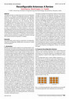 Research paper thumbnail of Reconfigurable Antennae: A Review 1