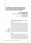 La Fragua Cave, a seasonal hunting camp in the lower Asón Valley (Cantabria, Spain) at the Pleistocene-Holocene transition Cover Page