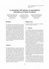 Research paper thumbnail of La Metodología ABP aplicada a la especialidad de informática en el Máster Secundaria