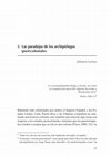 Research paper thumbnail of Las paradojas de los archipiélagos (post)coloniales