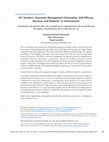 Research paper thumbnail of EFL Teachers’ Classroom Management Orientation, Self-Efficacy, Burnout, and Students’ L2 Achievement