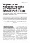 Research paper thumbnail of Progetto Mappa Metodologie applicate alla predittività del potenziale archeologico