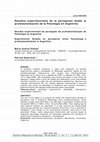 Research paper thumbnail of Estudios experimentales de la percepción desde la profesionalización de la Psicología en Argentina