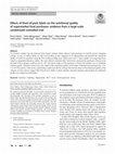 Research paper thumbnail of Effects of front-of-pack labels on the nutritional quality of supermarket food purchases: evidence from a large-scale randomized controlled trial