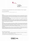 Research paper thumbnail of L'�volution des associations de consommateurs et leur impact sur les industriels