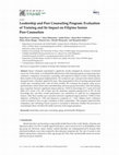 Leadership and Peer Counseling Program: Evaluation of Training and Its Impact on Filipino Senior Peer Counselors Cover Page