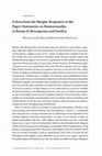 Research paper thumbnail of Echoes from the Margin: Responses to the Pope’s Statements on Homosexuality in Bosnia Herzegovina and Sweden