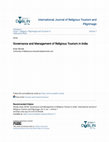 Governance and Management of Religious Tourism in India Cover Page