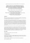 Research paper thumbnail of Simulation of the Epidemiological Map of Covid-19 based on Ising Model by using Statistical Physics