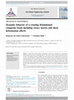 Dynamic behavior of a rotating delaminated composite beam including rotary inertia and shear deformation effects Cover Page