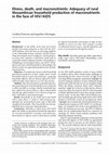 Research paper thumbnail of Illness, death, and macronutrients: adequacy of rural Mozambican household production of macronutrients in the face of HIV/AIDS