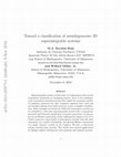 Research paper thumbnail of Toward a classification of semidegenerate 3D superintegrable systems