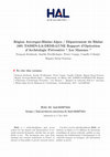 Research paper thumbnail of Région Auvergne-Rhône-Alpes / Département du Rhône (69) TASSIN-LA-DEMI-LUNE Rapport d'Opération d'Archéologie Préventive « Les Massues »