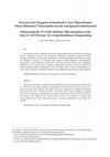 Research paper thumbnail of Determining the 8th grade students’ misconceptions in the unit of “Cell Division” by using roundhouse diagramming