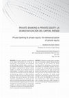 Research paper thumbnail of Private banking & private equity: the democratization of private equity