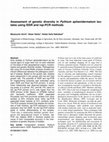 Assessment of genetic diversity in Pythium aphanidermatum iso- lates using ISSR and rep-PCR methods Cover Page