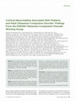 Research paper thumbnail of Cortical Abnormalities Associated With Pediatric and Adult Obsessive-Compulsive Disorder: Findings From the ENIGMA Obsessive-Compulsive Disorder Working Group