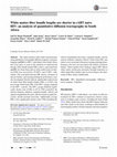 Research paper thumbnail of White matter fiber bundle lengths are shorter in cART naive HIV: an analysis of quantitative diffusion tractography in South Africa