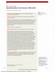 Research paper thumbnail of Global Mortality From Firearms, 1990-2016