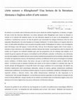 Research paper thumbnail of ¿Arte sonoro o Klangkunst? Una lectura de la literatura Alemana e Inglesa sobre el arte sonoro (traducción)