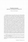 Research paper thumbnail of El pasado en el presente. Qué hacer con la memoria de la Guerra Civil