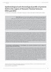 Research paper thumbnail of Epidemiological and chronological profile of the parturientes in the extreme ages in the monastir region between 1994 and 2003