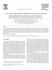 Research paper thumbnail of A two-phase kinetic model for fungal growth in solid-state cultivation