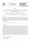 Research paper thumbnail of An international study of cyber bullying perception and diffusion among adolescents