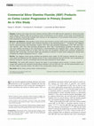 Commercial Silver Diamine Fluoride (SDF) Products on Caries Lesion Progression in Primary Enamel: An In Vitro Study Cover Page