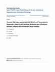 Research paper thumbnail of Teosinte (Zea mays ssp parviglumis) growth and transcriptomic response to weed stress identifies similarities and differences between varieties and with modern maize varieties