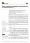 Research paper thumbnail of Genome-Wide Association Mapping of Freezing Tolerance Loci in Canola (Brassica napus L.)