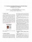 Research paper thumbnail of S2LD: Semi-Supervised Landmark Detection in Low Resolution Images and Impact on Face Verification