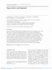 Research paper thumbnail of Human rabies in rural Bangladesh