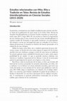 Research paper thumbnail of Estudios relacionados con Mito, Rito y Tradición en Telos: Revista de Estudios Interdisciplinarios en Ciencias Sociales (2015-2020)