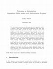 Research paper thumbnail of Toleration as Intimidation: Opposition Media under Arab Authoritarian Regimes