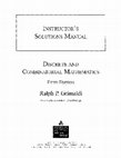 Ralph P Grimaldi Discrete and Combinatorial Cover Page