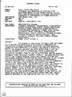 A Liberal Arts Education of Enduring Value." Self-Study Report of Lake Forest College for the North Central Association of Colleges and Schools, Commission on Institutions of Higher Education Cover Page