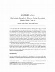 Research paper thumbnail of Mid-Latitude Ionospheric Behavior During Descendant Phase of Solar Cycle 24