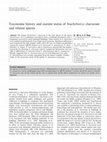 Taxonomic history and current status of Stachybotrys chartarum and related species Cover Page