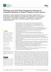 Research paper thumbnail of Validation of an NGS Panel Designed for Detection of Actionable Mutations in Tumors Common in Latin America