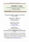 Research paper thumbnail of Promoting Sustainable Tax Compliance in informal Sector in Nigeria By Okoye, PVC, Akenbor, C. O.; and Obara, L. C