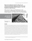 Research paper thumbnail of Efecto de la deficiencia de N, P, K, Mg, Ca y B sobre la acumulacióny distribución de la masa seca en plantas de guayaba (Psidium guajava L.) var. Ica Palmira II en fase de vivero