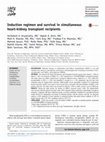 Research paper thumbnail of Induction regimen and survival in simultaneous heart-kidney transplant recipients