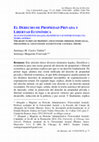 Research paper thumbnail of El derecho de propiedad privada y libertad económica. Algunos elementos legales, filosóficos y económicos para una teoría general