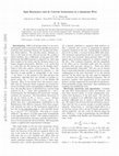 Research paper thumbnail of Spin Resonance and dc Current Generation in a Quantum Wire