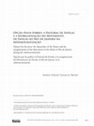 Opção Pelos Pobres: A Pastoral De Favelas e a Reorganização Do Movimento De Favelas No Rio De Janeiro Na Redemocratização Cover Page