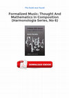 Formalized Music: Thought and mathematics in composition Cover Page