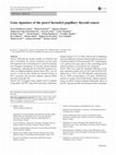 Gene signature of the post-Chernobyl papillary thyroid cancer Cover Page